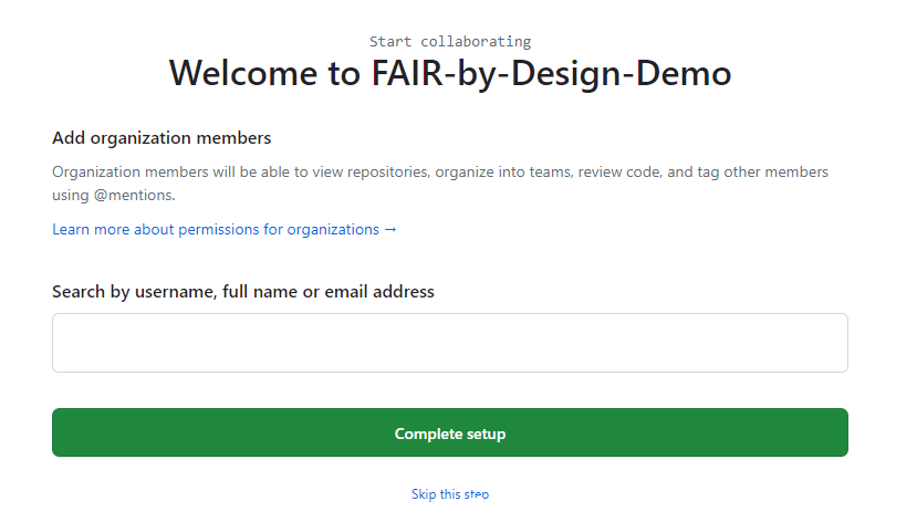 Adding Organization Level Collaborators