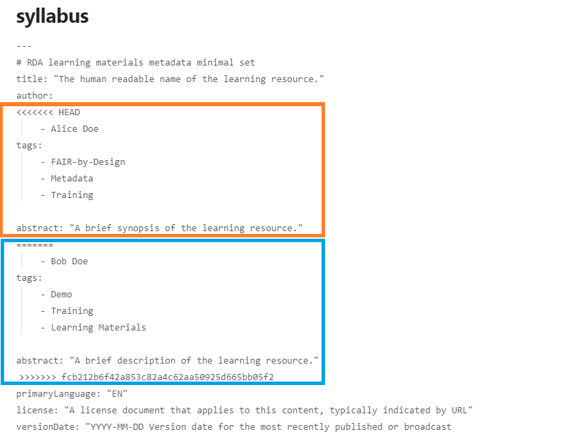 Preview of Conflicts