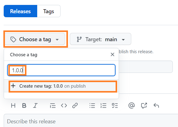 Creating a new Release Version
